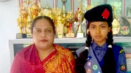 প্রেসিডেন্ট এ্যাওয়ার্ড পেলেন ভালুকার স্কাউটস তাজনুর