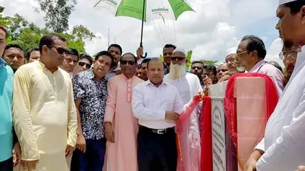 লাকসাম পৌর শহরে বর্জ্য ব্যবস্থাপনা প্রকল্প উদ্বোধন