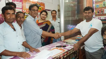 শ্রীবরদীতে এমপি মনোনয়ন প্রত্যাশী মিজানুর রহমান রাজার গণসংযোগ