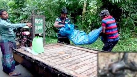 পুলিশ ইন্সপেক্টরের আগুনে পোড়া লাশ উদ্ধার