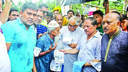 বরিশালে সরোয়ারের পক্ষে সক্রিয় স্বেচ্ছাসেবক দল ও যুবদল