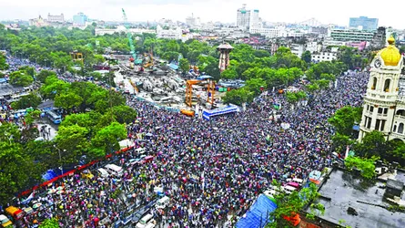 বিজেপি হটানোর ডাক মমতার