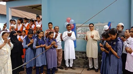 গৌরীপুর বালিকা উচ্চ বিদ্যালয়ে নতুন একাডেমিক ভবন উদ্বোধন