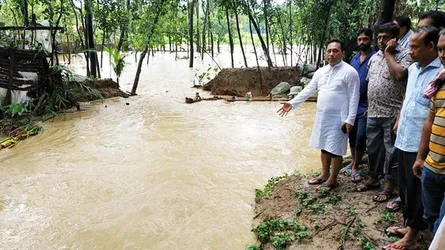 মিরসরাইয়ে ভারি বর্ষণ ও পাহাড়ি ঢলে নিন্মাঞ্চল প্লাবিত
