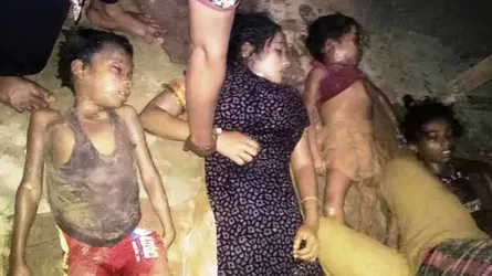 কক্সবাজারে পাহাড়ধসে ৪ ভাইবোনসহ ৫ শিশু নিহত