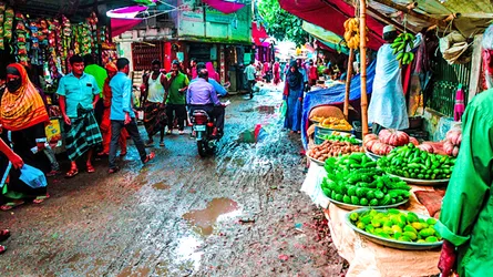 দুমকির ঐতিহ্যবাহী পিরতলা বাজারটির বেহাল দশা
