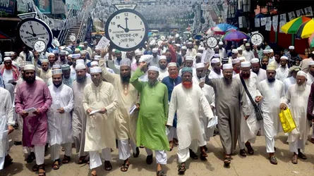 সিলেটে জুবায়েরের সমর্থনে উলামা-মাশায়েখদের গণসংযোগ