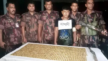 যশোর সীমান্তে ৭৩ কেজি সোনা উদ্ধার, আটক ১