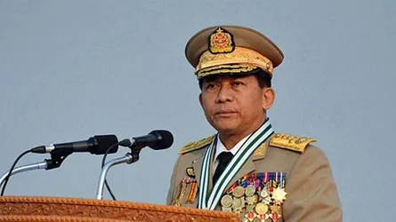 মিয়ানমার সেনাপ্রধানকে নিষিদ্ধ করল ফেসবুক
