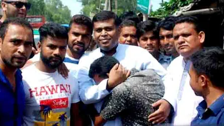 সিরাজগঞ্জ-৫ আসনে বিএনপি নেতা পাপ্পুর গণসংযোগ
