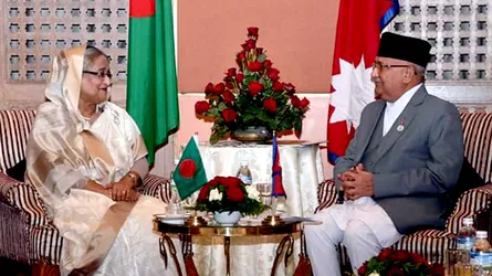 আঞ্চলিক ইস্যু নিয়ে আলোচনা করেছেন বাংলাদেশ ও নেপালের প্রধানমন্ত্রী
