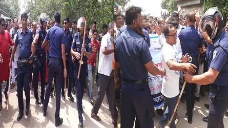 আত্রাইয়ে পুলিশী বাধা উপেক্ষা করে বিএনপির প্রতিষ্ঠা বার্ষিকী পালিত
