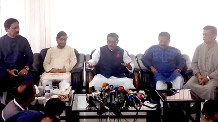 মিডিয়ার একটি অংশ সরকার উৎখাতের চেষ্টা চালাচ্ছে : ওবায়দুল কাদের