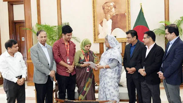 সাবেক ৩ ফুটবলার-হকি খেলোয়াড়ের জন্য প্রধানমন্ত্রীর ফ্ল্যাট