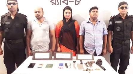 অস্ত্র-গুলি ও ইয়াবাসহ সন্ত্রাসী ভাগ্নে জুয়েল ফের আটক