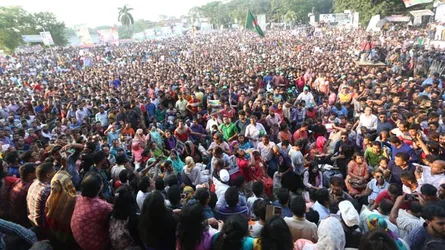 সমাবেশ থেকে যে ৭ দফা আর ১২ লক্ষ্যের কথা জানাল বিএনপি
