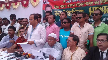 ব্রাহ্মণবাড়িয়ায় বিএনপি নেতা শ্যামলের মুক্তির দাবিতে সংবাদ সম্মেলন