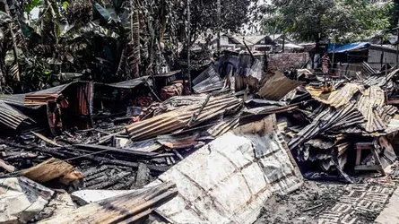 ভয়াবহ অগ্নিকাণ্ডে ১৪ ব্যবসা প্রতিষ্ঠান ভস্মীভূত