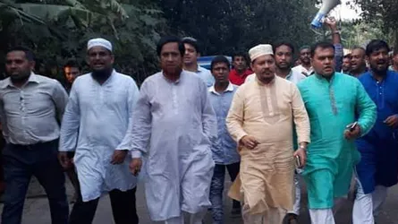 চাঁদপুর-৩ আসনে রেদওয়ান খান বোরহানের গণসংযোগ