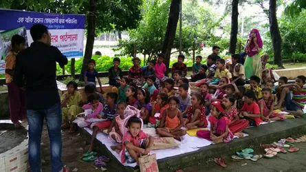 বরিশালে আলো ছড়াচ্ছে ‘আমাদের পাঠশালা’