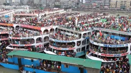 বরিশাল থেকে সবধরণের নৌযান চলাচল বন্ধ ঘোষণা