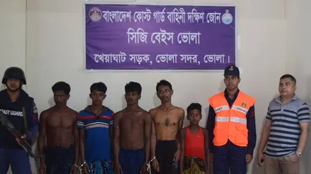 ভোলায় ইলিশ ধরার অপরাধে আটক ১১ জেলের কারাদণ্ড