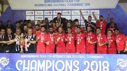 বঙ্গবন্ধু গোল্ডকাপে চ্যাম্পিয়ন ফিলিস্তিন
