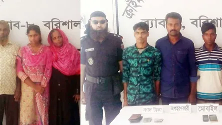 বরিশালে অপহরণের ১১ ঘণ্টা পর স্কুলছাত্রী উদ্ধার, আটক ৩