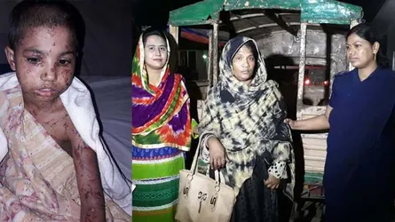 শিশুটিকে মোমবাতির ছ্যাকা দিয়ে খিলখিল করে হাসতো অভিনেত্রী শাহানা