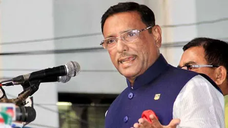 সাড়া জাগাতে পারেনি জাতীয় ঐক্যফ্রন্ট : ওবায়দুল কাদের