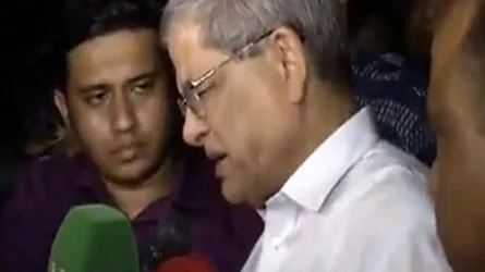 কান্নায় ভেঙে পড়লেন মির্জা ফখরুল