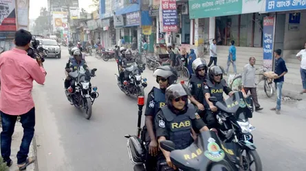 রংপুরে র‌্যাবের রোভাস্ট পেট্রোলিং শুরু