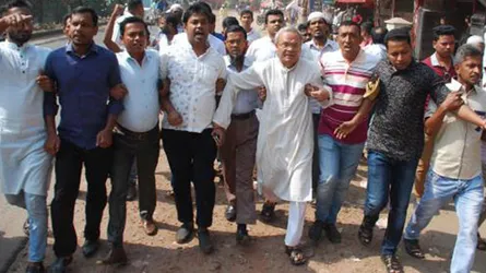 খালেদা জিয়ার মুক্তির দাবিতে রাজধানীতে বিক্ষোভ মিছিল