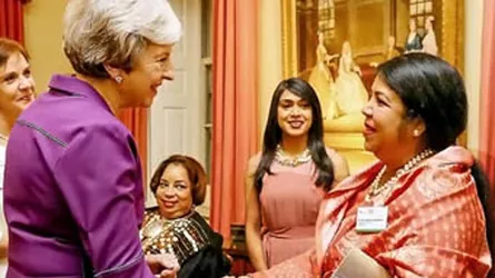 ব্রিটিশ প্রধানমন্ত্রীর সাথে স্পিকারের সৌজন্য সাক্ষাৎ