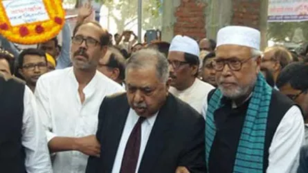 ভাসানীর মাজারে ড. কামালসহ ঐক্যফ্রন্টের নেতারা