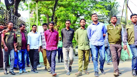 নয়াপল্টনের ঘটনায় হেলমেটধারী ৬ জন ৫ দিনের রিমান্ডে