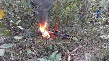 টাঙ্গাইলে প্রশিক্ষণ যুদ্ধবিমান বিধ্বস্ত হয়ে পাইলট নিহত