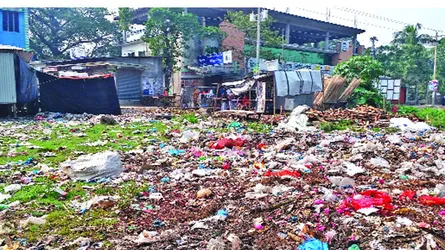 গোসাইরহাট পৌর এলাকায় যততত্র ময়লা ফেলায় জনভোগান্তি