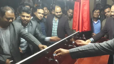 গফরগাঁও রেলস্টেশনে যাত্রীদের জন্য সুপেয় পানির ব্যবস্থা উদ্বোধন