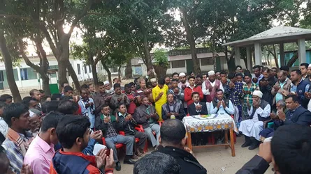 তাহিরপুরে বিএনপি প্রার্থীর মতবিনিময় সভা