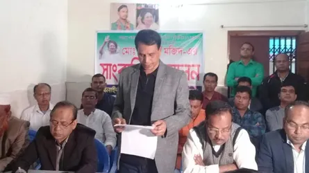ঝিনাইদহ-২ আসনে বিএনপি প্রার্থীর সংবাদ সম্মেলন