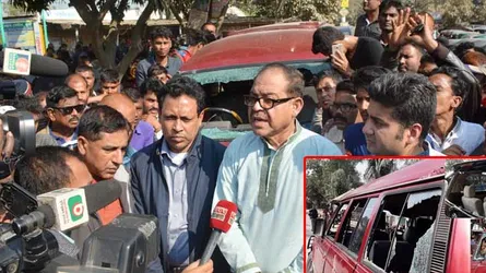 ধুনটে বিএনপির প্রার্থীর গাড়ি বহরে হামলা-ভাংচুর : আহত ২০