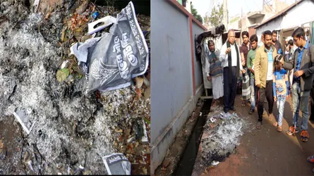 ধানের শীষের নির্বাচনী প্রচারে বাধা দিচ্ছে বিরোধীপক্ষ