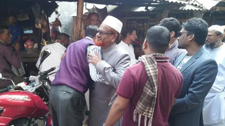 ধানের শীষ প্রার্থী মুহাদ্দিস আবু সাঈদের গণসংযোগ
