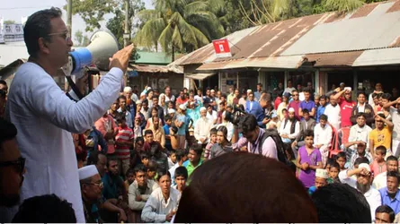 ধানের শীষের শেখ ফরিদ মানিকের দিনভর গণসংযোগ, উঠান বৈঠক