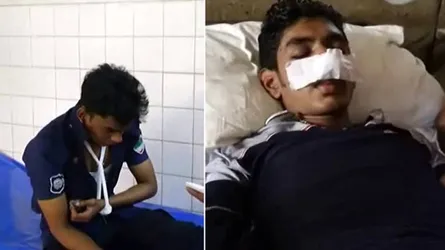 মেহেরপুরে পুলিশের উপর ছাত্রলীগের হামলা