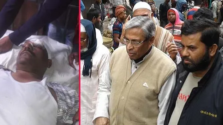 কামাল ইউসুফের নির্বাচনী গণসংযোগে হেলমেট বাহিনীর হামলা