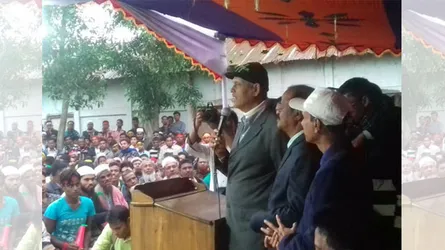 ধানের শীষে ভোট চাইলেন জাপার সাবেক এমপি প্রার্থী