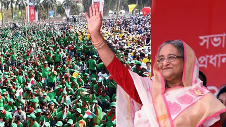শেখ হাসিনা আজ গুলশানের জনসভায় ভাষণ দেবেন