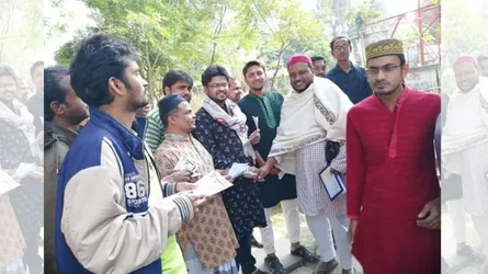 নির্বাচনী প্রচারণায় সক্রিয় রাবি ছাত্রদল